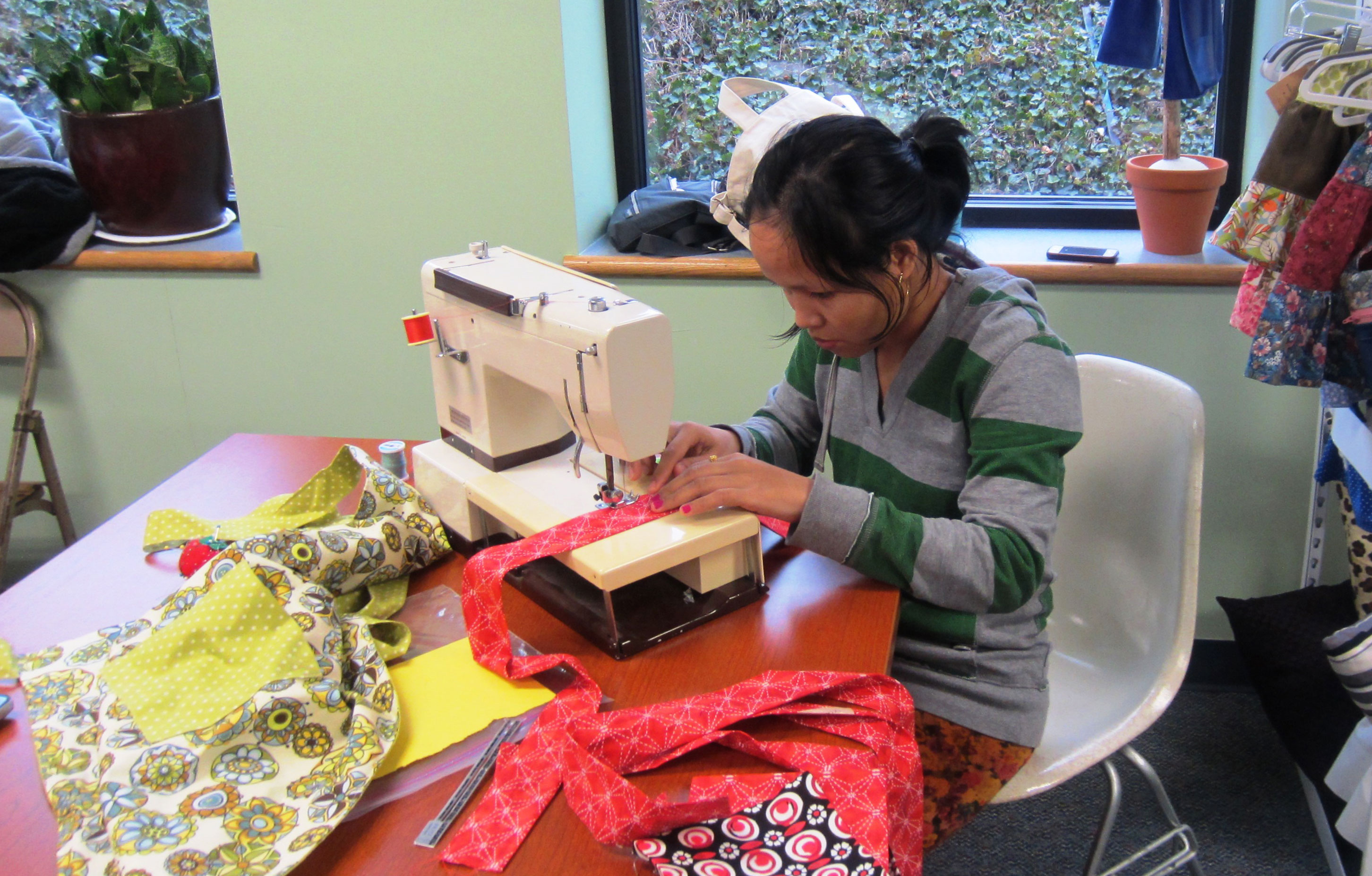 Refugees Work in Successful Sewing Ministry Christian Reformed Church