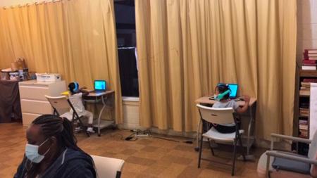 Gifts to the CRC’s Church Engagement Fund gave students in Paterson, New Jersey, a place to study and use laptops. 