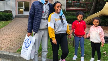 Kukuye and Kiya and their children