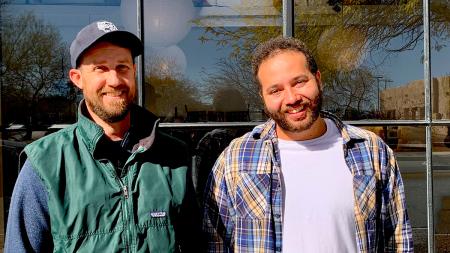 Andy Littleton (left) and John Simon