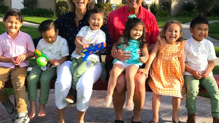 David Koll and his family