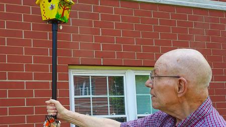 Arlan Menninga looks for ways the Holy Spirit is calling him to be part of his community. That has meant a variety of things, including leading Bible studies and building birdhouses.