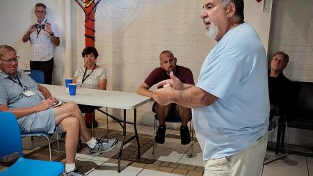 Juan Flores, once a gang leader, has served as a CRC pastor for going on 40 years in Chicago.