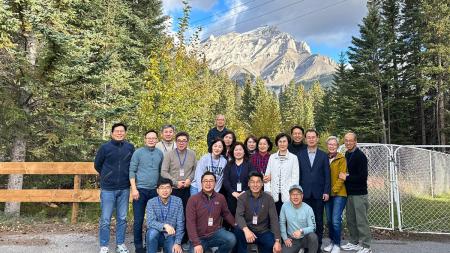 Several Korean CRC pastors attended a seminar in Banff, Alta. on how to do discipleship training in small, immigrant churches.