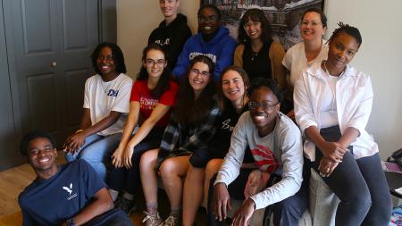Through the Urban Lab cohort, Resonate ministry leader Jacynthe Vaillancourt (back row, white shirt) hopes young adults learn that a life of mission doesn't need to happen only in a ministry setting.