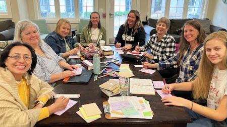 Participants at a Global Coffee Break retreat
