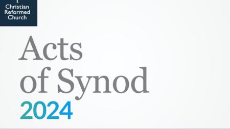Cover of Acts of Synod 2024