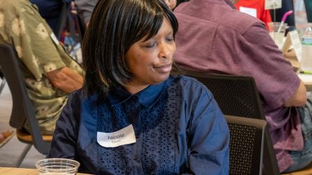 Nicole Davis, a representative from Brookside CRC in Grand Rapids, said she desired to fellowship and learn from others who had a similar passion to serve individuals and families with disabilities. 