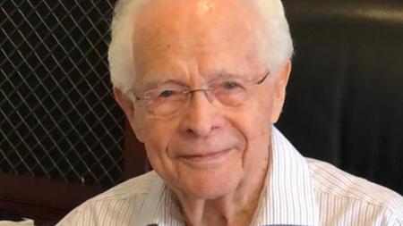 Len Hofman visited the CRCNA offices in Grand Rapids in 2021.