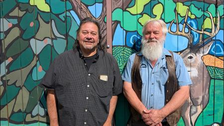 Joe Elkerton (left) will replace Bert Adema (right) as director of the Indigenous Christian Fellowship in Regina, Sask.
