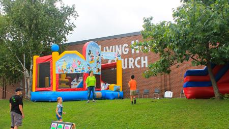 VERSE Week at Living Hope CRC in Peterborough, Ont., ends with a community fair on the church property.