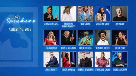 Fifteen speakers will headline this year’s Global Leadership Summit.