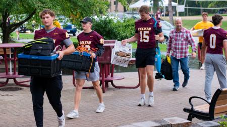 Move in day at Calvin University