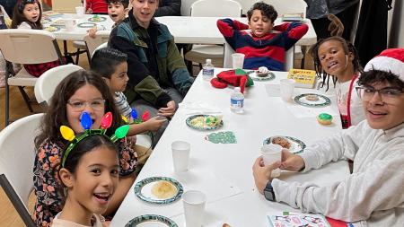 Sunday School students at Madison Ave. CRC