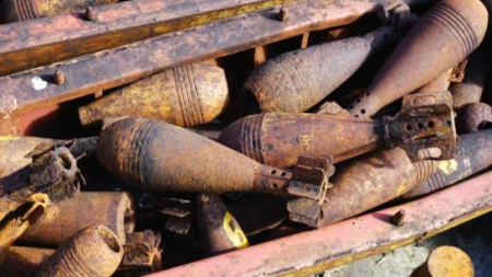 Unexploded bombs from Laos