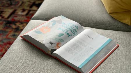A bible open to the book of Micah