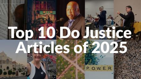 A collage of 10 photos from the top 10 do justice articles