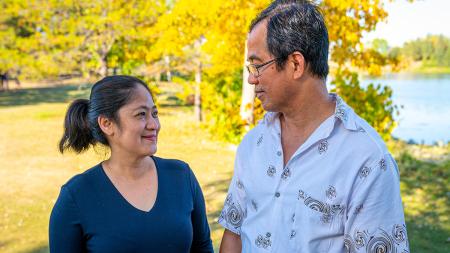 Refugees Ler Moo and Baw Htoo were sponsored by Bethel Community CRC and reunited in Edmonton, Alta.