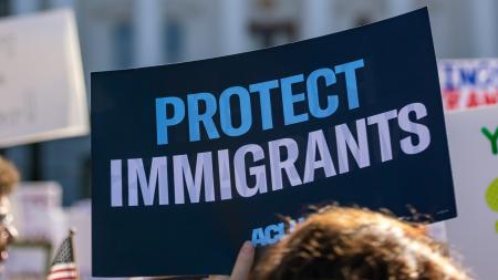 Protect Immigrants Sign