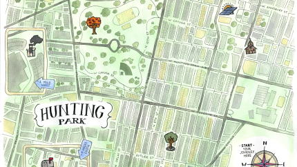 Hunting Park Map