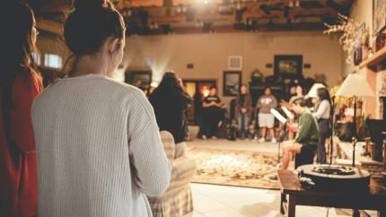 Group of people in a room