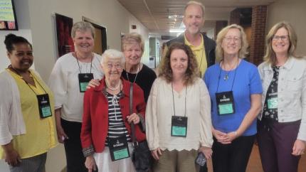group of prayer intercessors at Synod 2025