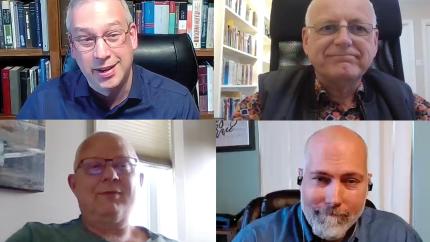 2025 Synod officers on a Zoom call