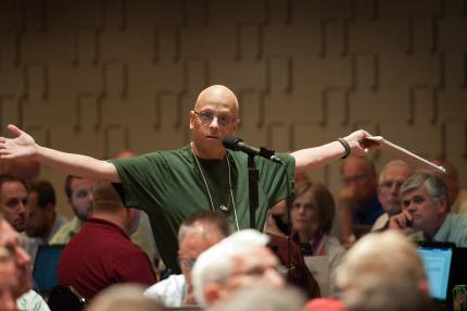 Elder Joseph Bowman, Classis Toronto: “I stand before you as a 40-year-old, single, celibate and chaste yet openly gay man … no longer willing to be silent.”
