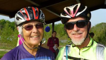 Clarence Doornbos and Claire Elgersma rode with Sea to Sea 2013.