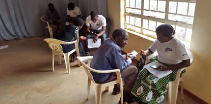 Mike Hellinga, DataBind Solutions with Jacquline Koster, World Renew Regional Program Manager