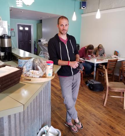 Ryan Waalkes in the Pavilion