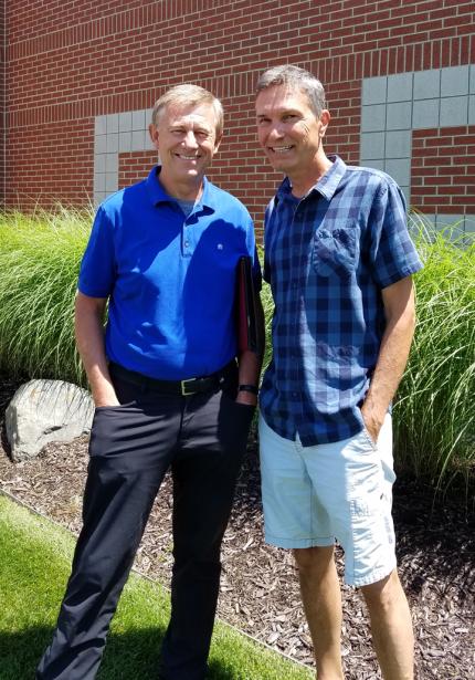 Keith Doornbos (left) and Frank Wevers