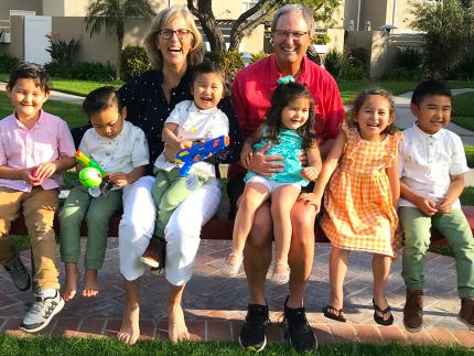 David Koll and his family