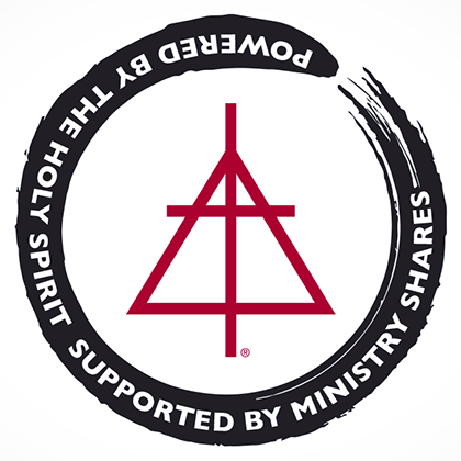 Powered by the Holy Spirit; Supported by Ministry Shares