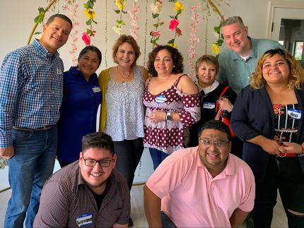 Participants discuss a milestone from <em>Our Journey 2025</em> at an event in Texas. OR Participants gather to celebrate Our Journey 2025 at an event in Texas.