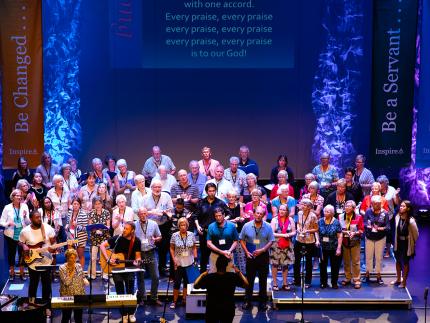 The Inspire choir in 2019. 