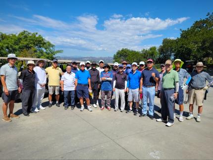 24 Korean pastors golfed together on Sept. 26, 2022.