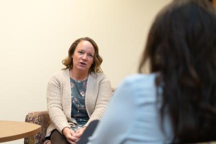 Dr. Erin Olson directs the Dordt University master of social work program and is a professor of social work.
