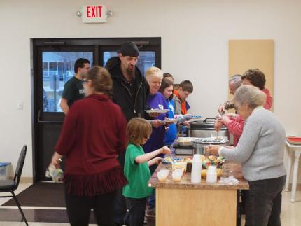 Located at the back of Fruitpoint CRC, the food bank has become a front door through which people can start to grow closer to faith in God.