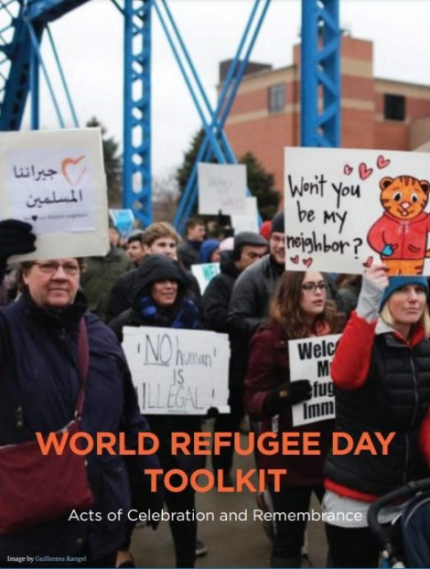 parade of people with signs