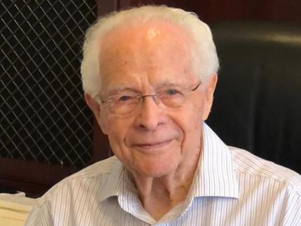 Len Hofman visited the CRCNA offices in Grand Rapids in 2021.