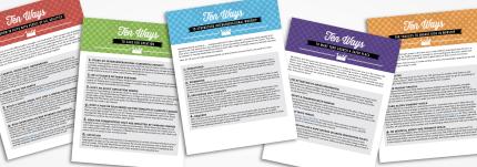 Ten Ways handouts