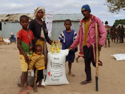 Through a World Renew program, Francine received much-needed food assistance for her family.