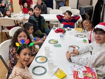 Sunday School students at Madison Ave. CRC