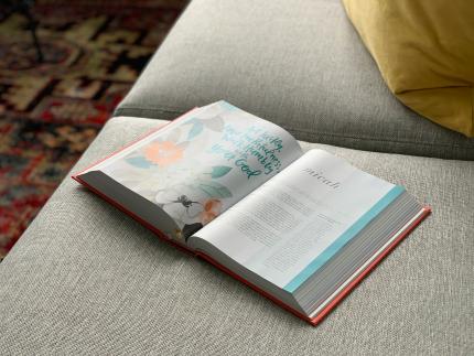 A bible open to the book of Micah