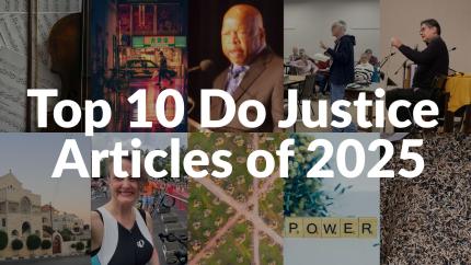 A collage of 10 photos from the top 10 do justice articles