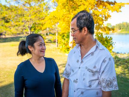 Refugees Ler Moo and Baw Htoo were sponsored by Bethel Community CRC and reunited in Edmonton, Alta.