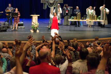 Synod 2018 worship service.