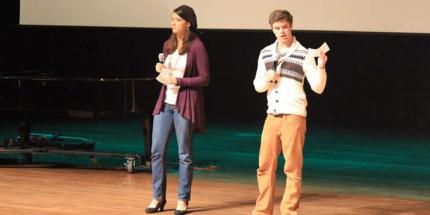 Students discussed global issues and nonviolent solutions to problems.