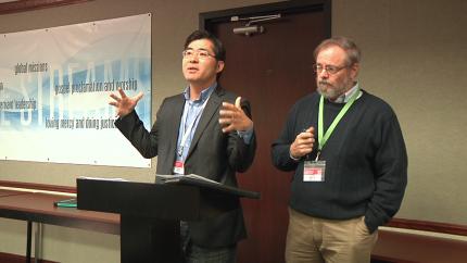 Moses Chung (left) and Gary Bekker